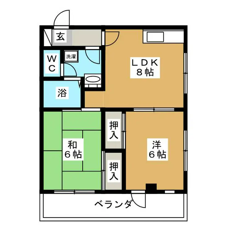第2ともえビル 4階階 間取り