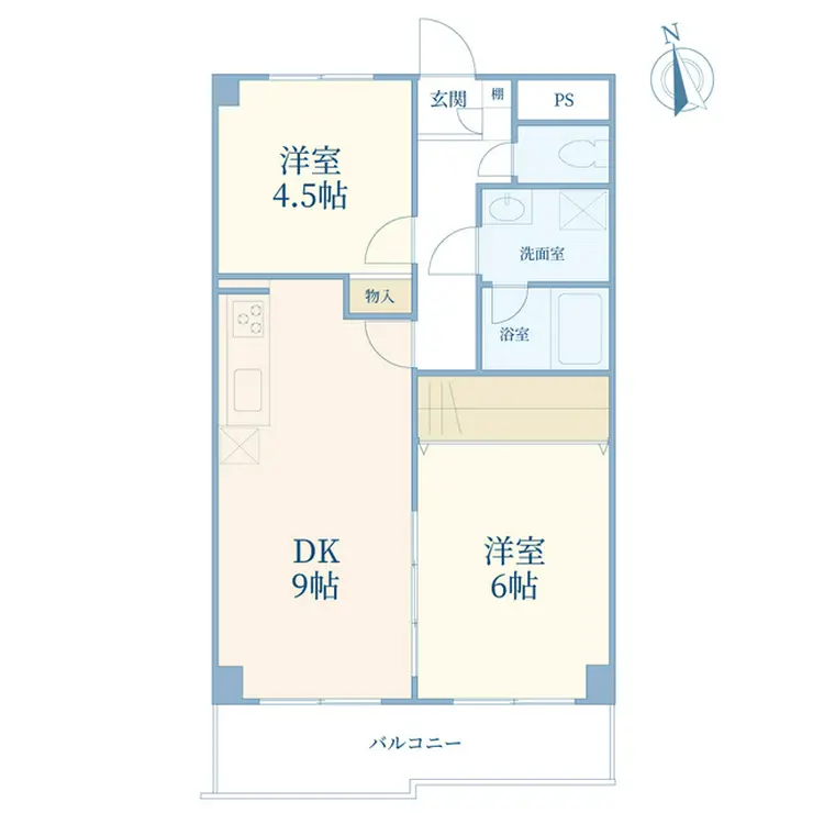 フォーレスト司 2階階 間取り