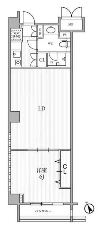 六本木デュープレックスエムズ 2階階 間取り