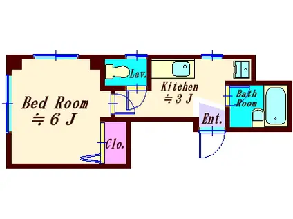 ICON LAB秋葉原(1K/4階)の間取り写真