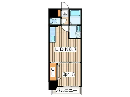 マイスターシャーレ桑園(1LDK/5階)の間取り写真