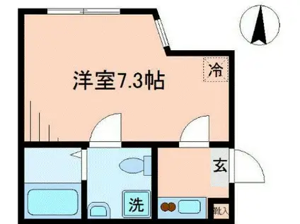 Y-SQUARE ワイスクエア(1K/3階)の間取り写真