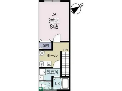 VARIE SAKURADAI(1K/2階)の間取り写真