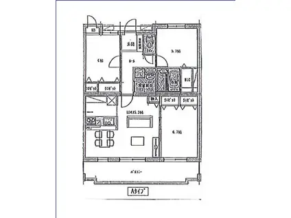 サニードミール土屋(3LDK/2階)の間取り写真