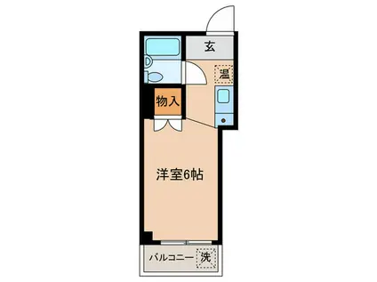 吹上アルタ(ワンルーム/2階)の間取り写真