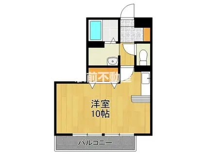 メゾン・エスプリノール(ワンルーム/2階)の間取り写真