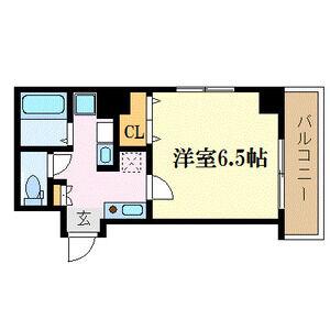 みおつくし堂島(1K/2階)の間取り写真