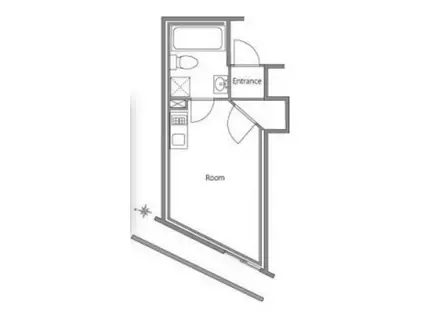 ラフィネジュ大泉学園(ワンルーム/5階)の間取り写真