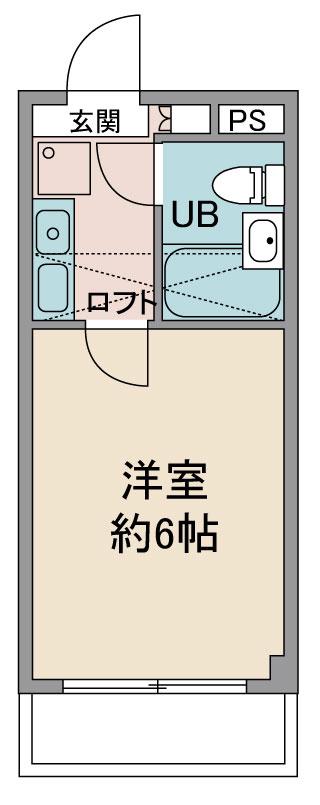 メゾンミルキーウェイ(1K/1階)の間取り写真
