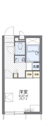 レオパレスK&A(1K/1階)の間取り写真