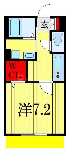 コーワレジデンス(1K/2階)の間取り写真