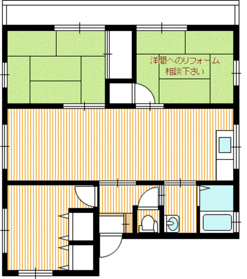 リビエール3/(3LDK/2階)の間取り写真