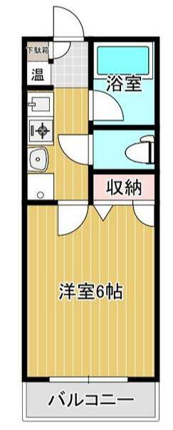セレーノ並木(1K/5階)の間取り写真