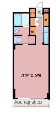 SI清水(ワンルーム/4階)の間取り写真