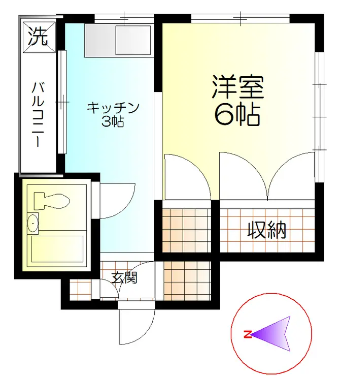 パークサイド432 3階階 間取り