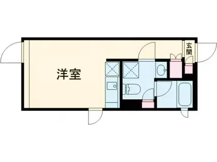 FARE赤塚II(ワンルーム/4階)の間取り写真