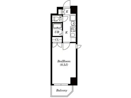 プログレッソ鶴舞(1K/6階)の間取り写真