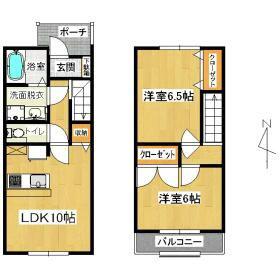 パラッツィオ・ボスコ(2LDK/1階)の間取り写真