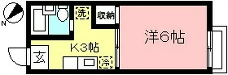 TMJコーポ 1階階 間取り