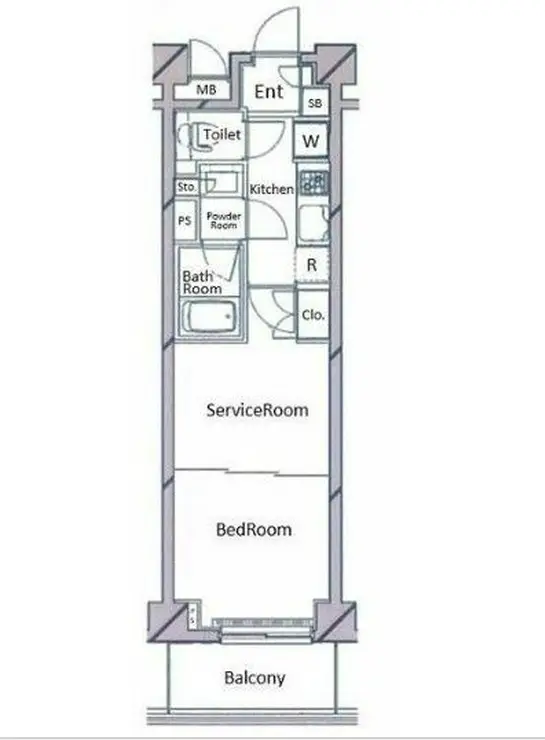 レグノ・スイート三軒茶屋 1階階 間取り