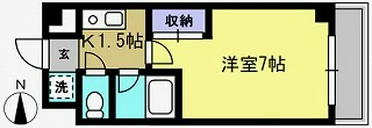 フローレス山田 2階階 間取り