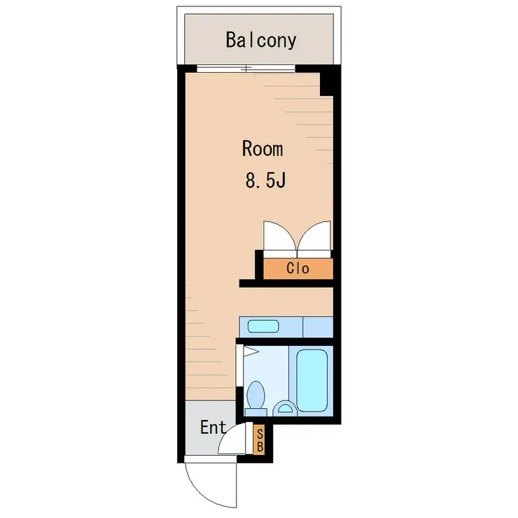 サンライズ汀 3階階 間取り