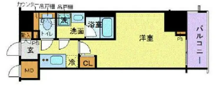 ZOOM川崎Second 11階階 間取り