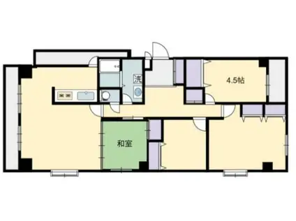 シャトレA&S(4LDK/4階)の間取り写真