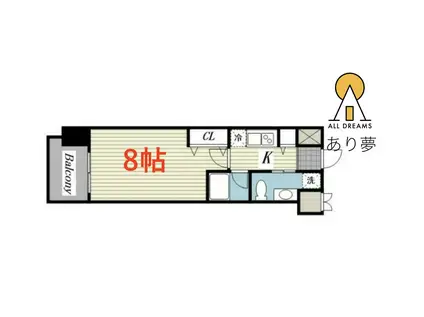 インボイス鶴見レジデンス(1K/9階)の間取り写真