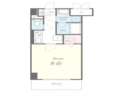 ラ・ビィNAKAZEN(1K/5階)の間取り写真