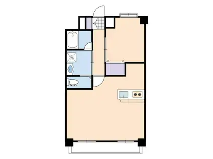 カーサ ステラ(1LDK/3階)の間取り写真