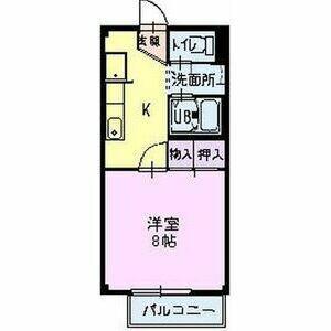 SURPLUS SOPHIA(1K/1階)の間取り写真