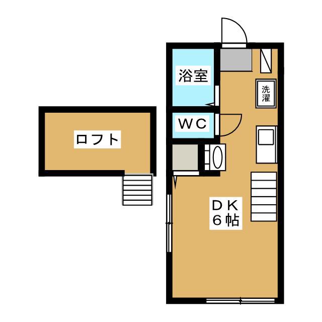 VENUS LAGOON 白幡西町(ワンルーム/2階)の間取り写真