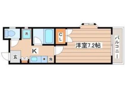 シティビル仙台(1K/4階)の間取り写真