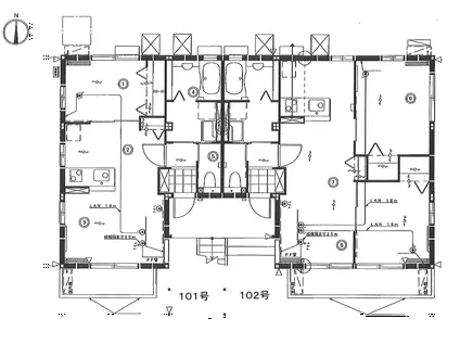 リアン I(2LDK/1階)の間取り写真