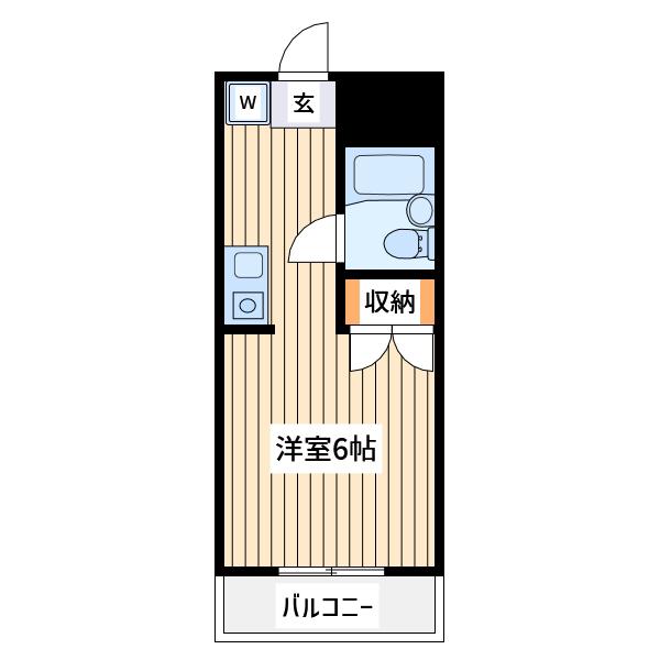 スチューデントハウス村田(ワンルーム/1階)の間取り写真