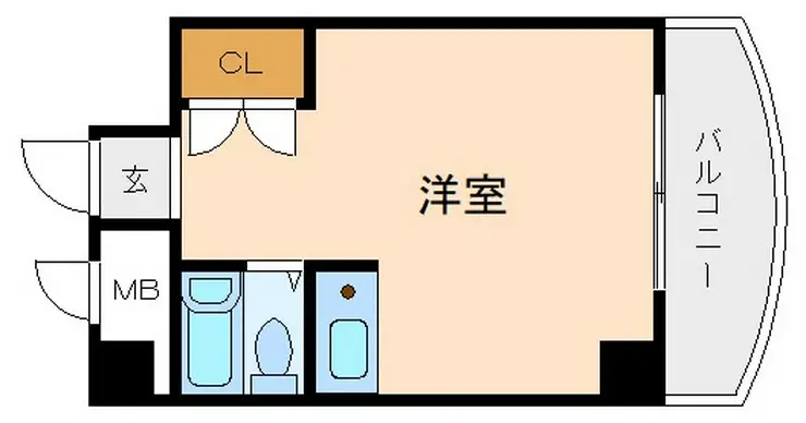 日興パレス伊勢佐木町北 3階階 間取り