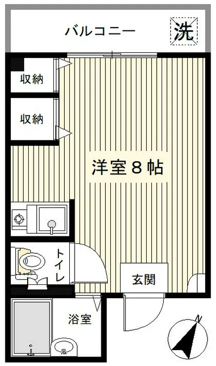 ハイムタマル 2階階 間取り