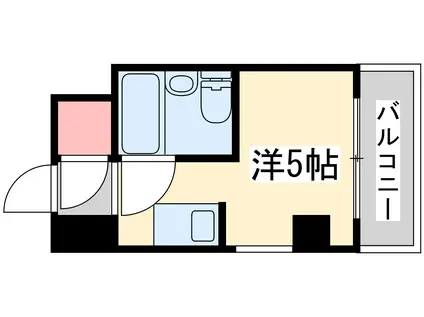 メゾンドリュウ澄(ワンルーム/4階)の間取り写真