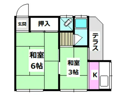 池沢文化(2K/1階)の間取り写真