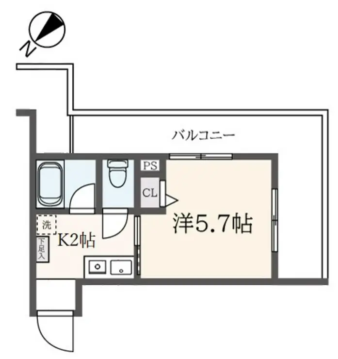 G・Aステージ三ツ境 2階階 間取り