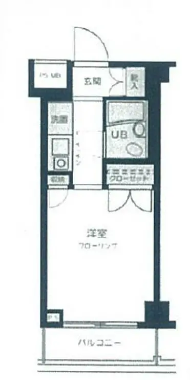 セザール中野 3階階 間取り