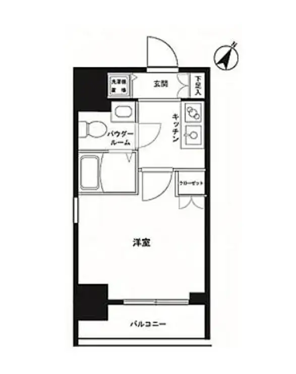 スカイコート日本橋第3 4階階 間取り