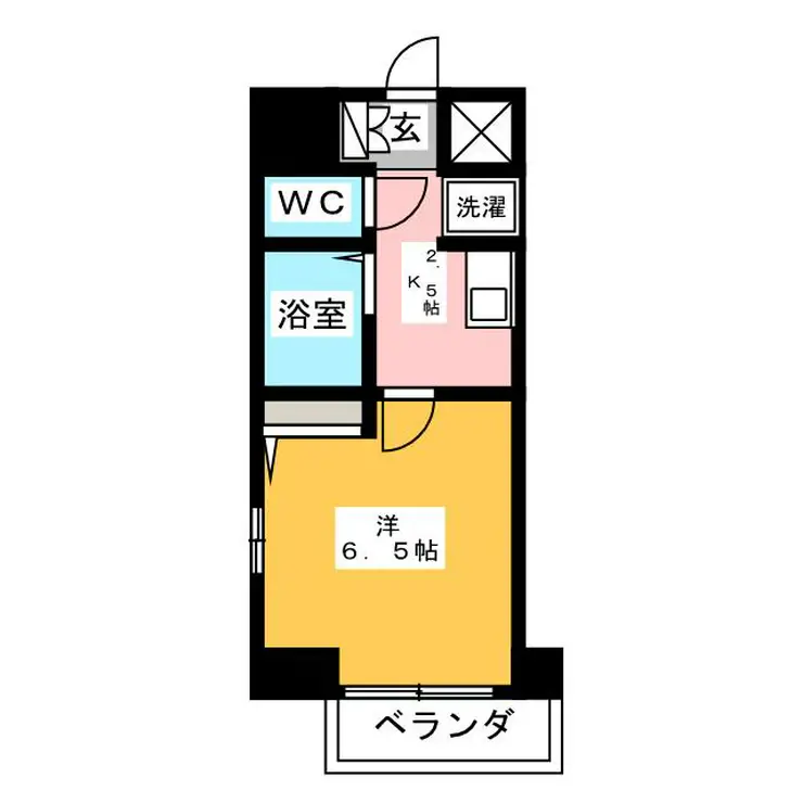 エステムプラザ神楽坂 North Residence 2階階 間取り