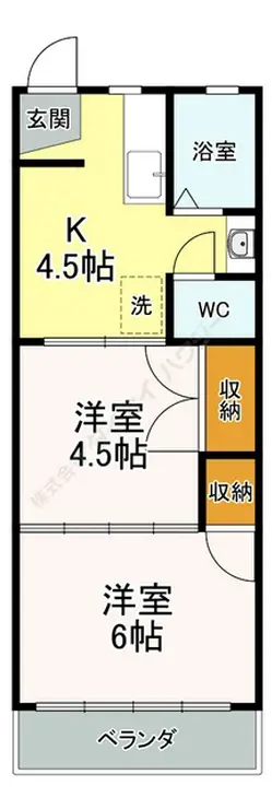 吉原ビル 2階階 間取り