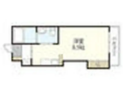 DER GLANZ.Y2松川公園前(ワンルーム/4階)の間取り写真