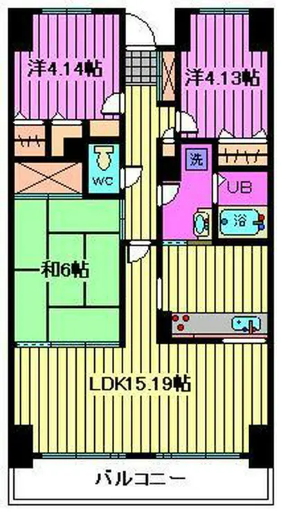ライオンズプラザ大宮 9階階 間取り