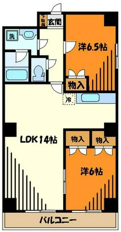 プラムグローブ 2階階 間取り