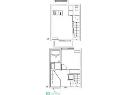 YANOKUCHIBASE(1LDK/1階)の間取り写真