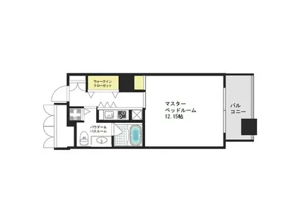 ザ タワー大阪レジデンス(ワンルーム/6階)の間取り写真